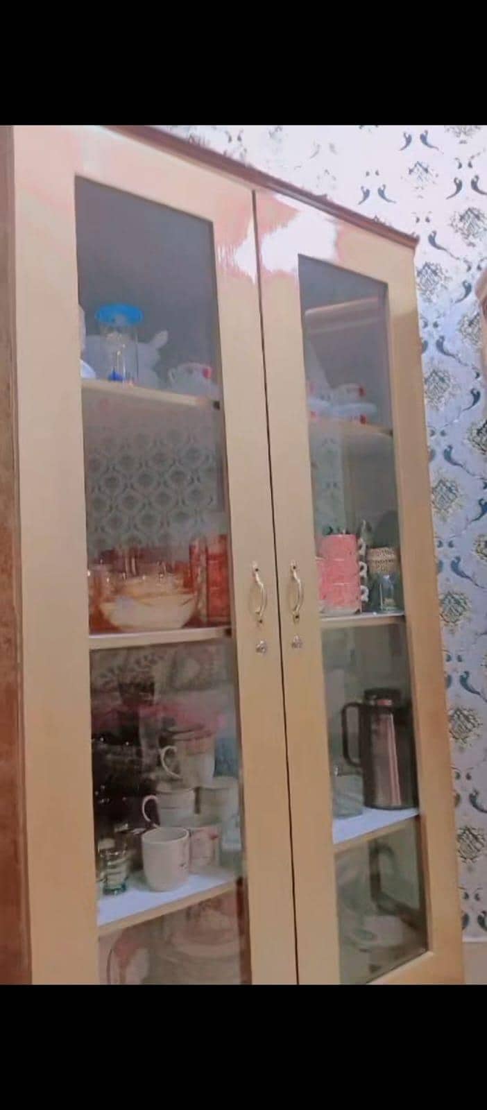 dressing table. showcase. bed with side tables 1