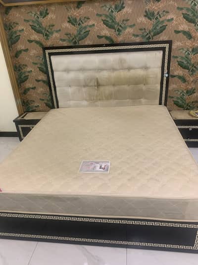 Bed with Side Tables