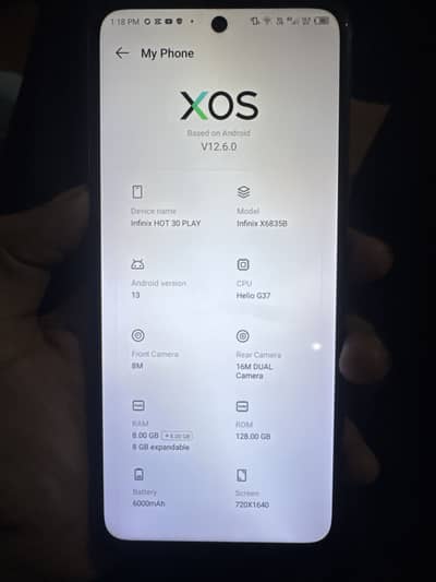 Infinix Hot 30 Play