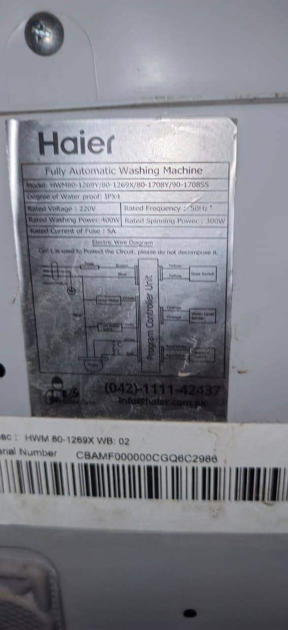 Fully automatic Washing Machine 2
