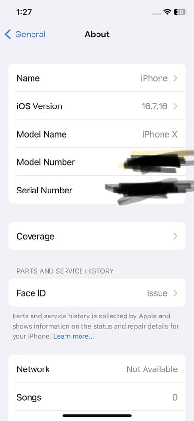 Apple iPhone X 256 gb