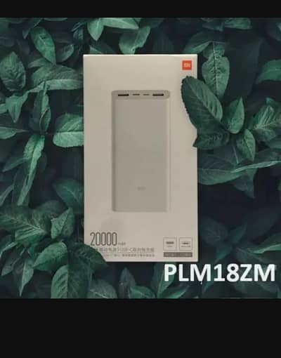 Mi Power Bank 20000mAh PLM18ZM - Original Box Pack - Fast Charging