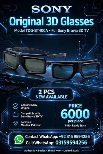 glasses 3d 2pes