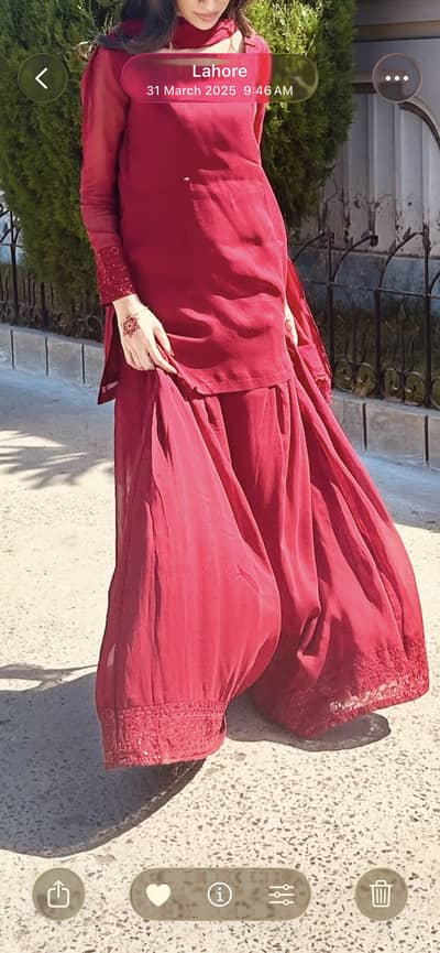 Sharara short shirt