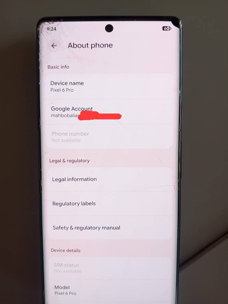 Google Pixel 6 Pro 7