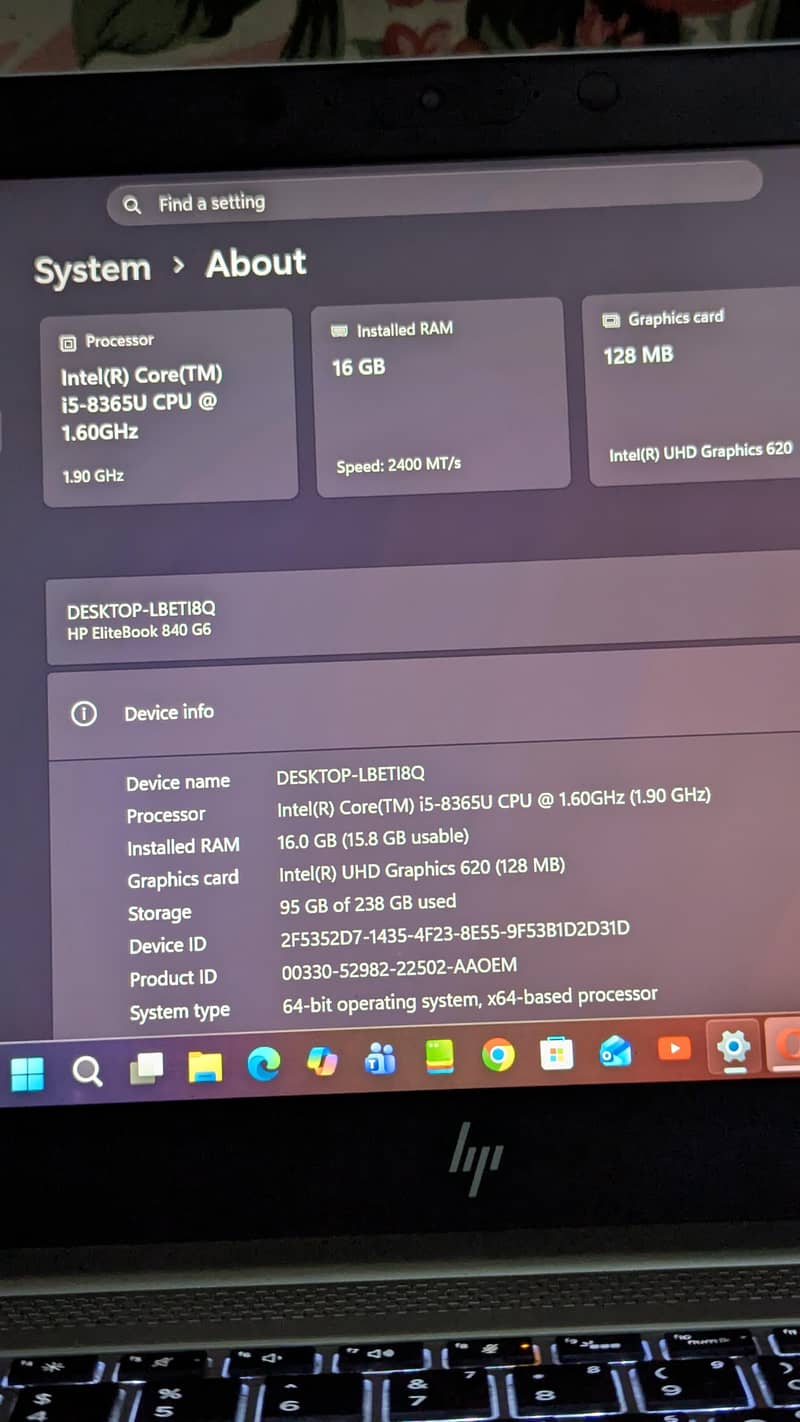 HP core i5 4