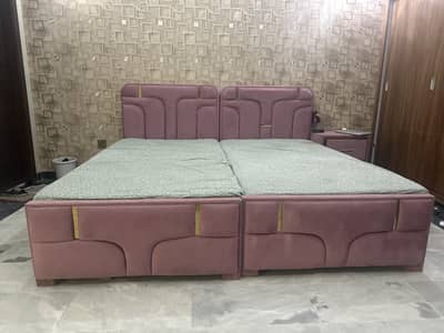 Two single beds