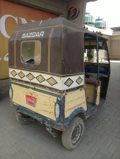 sazgar rickshaw 2014 model