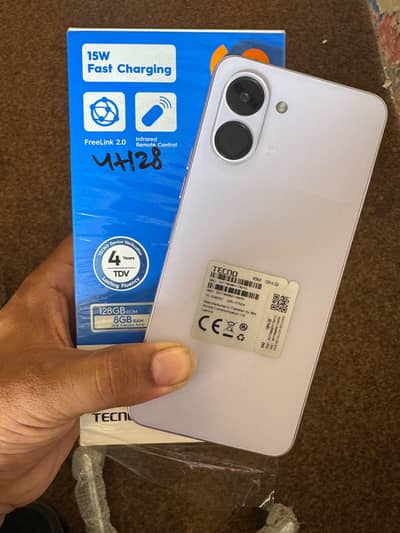 Techno spark Go 3 4GB Ram 128GB memory