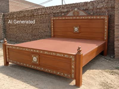 Dressing Table And Double Bed