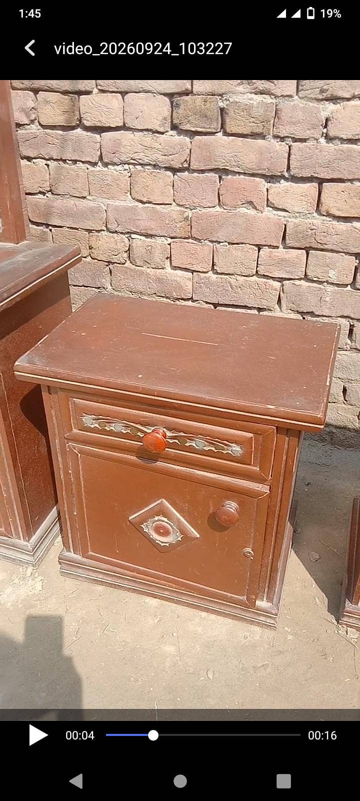 Dressing Table And Double Bed 2
