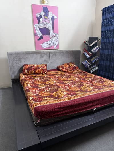 king sized bed modern design for sale