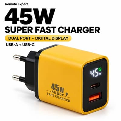 45w original digital charger #Type C To C #Fast charger#Mobile charger
