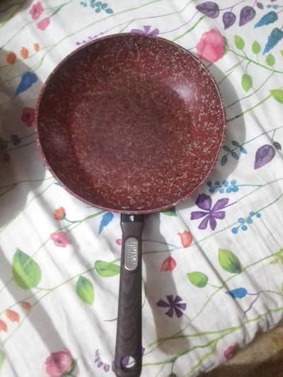 Frypan nonstick marble cookware imported