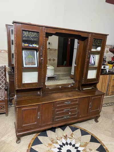 Dressing table / wooden dressing table / dress table with shesha /tali
