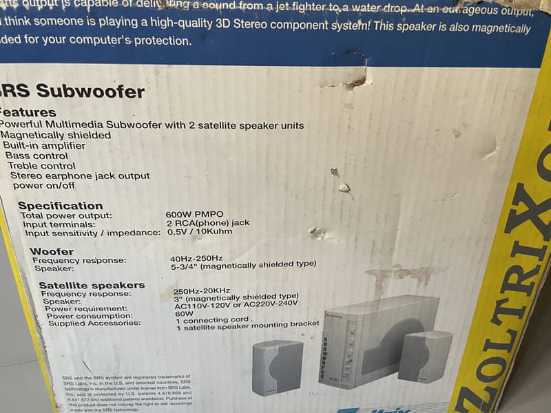 Zoltrix 2+1 speaker System 3