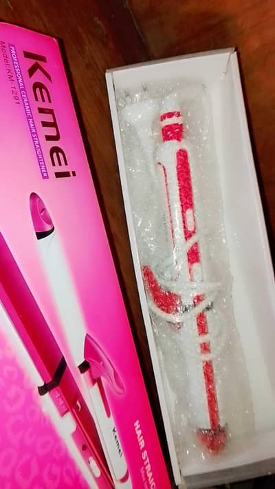 Kemei KM-1291 Professional Hair straightener,curler & crimple 3 in 1