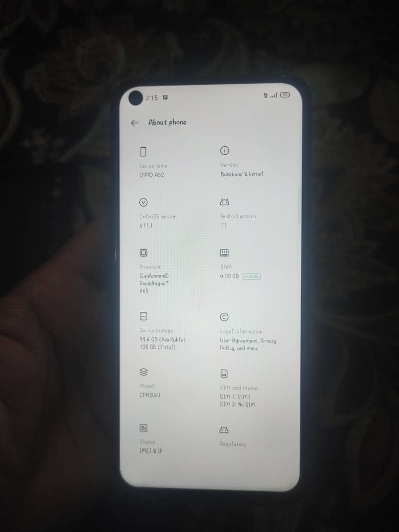 OPPO A52 4/128 0