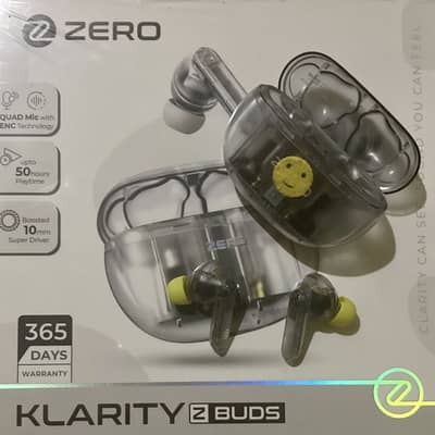 Nee Zero “Klarity earbuds” transparent for sale.