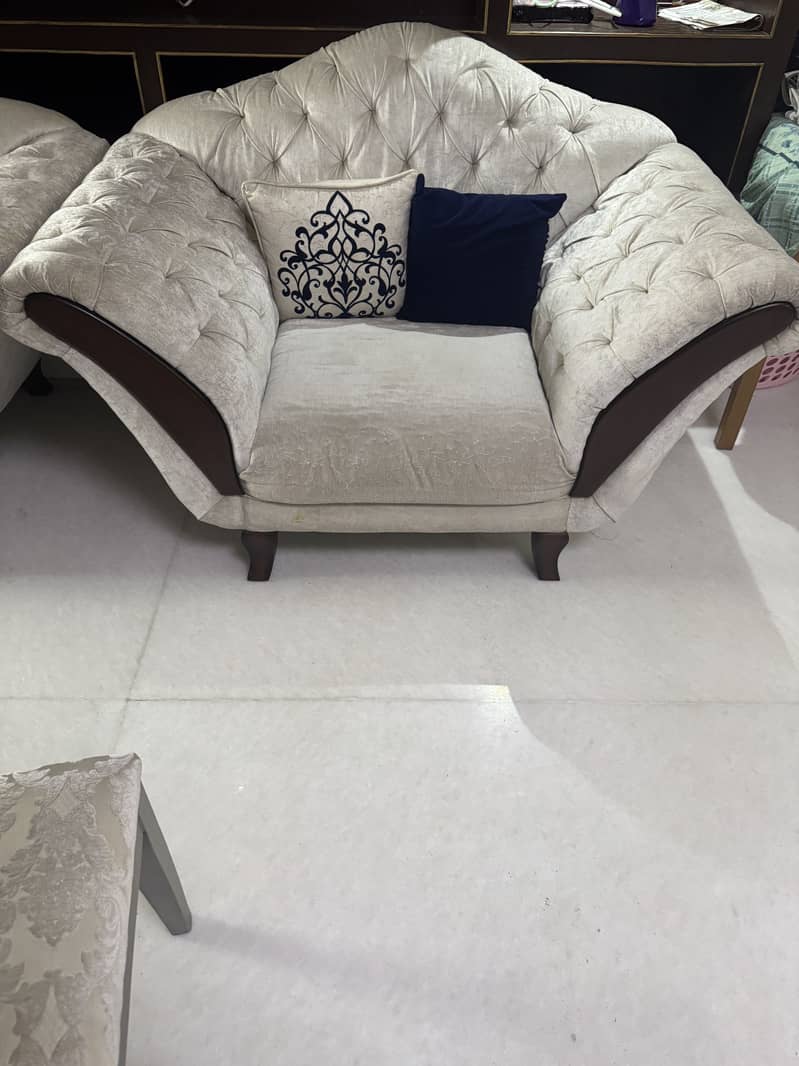 9 seater sofa set solid wood 3