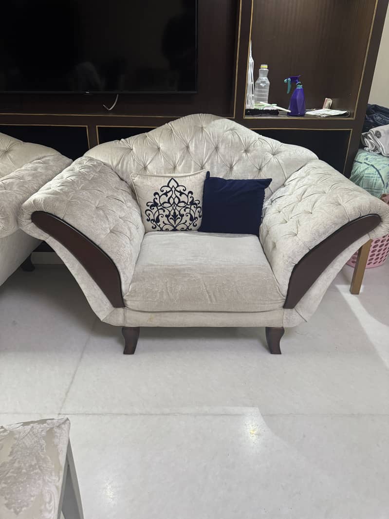 9 seater sofa set solid wood 4