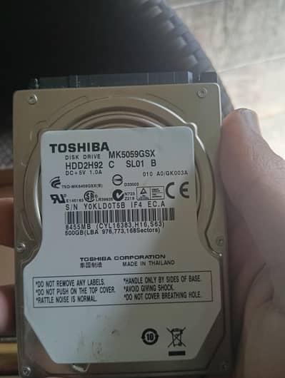 500 GB hardisk laptop
