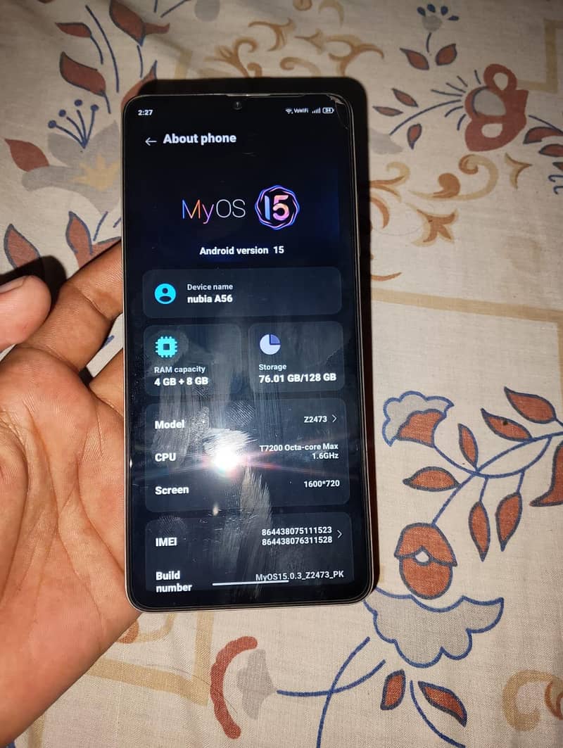 nubia A56 5