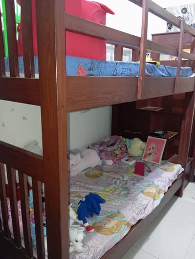 Bunk Bed Pure Solid Wooden