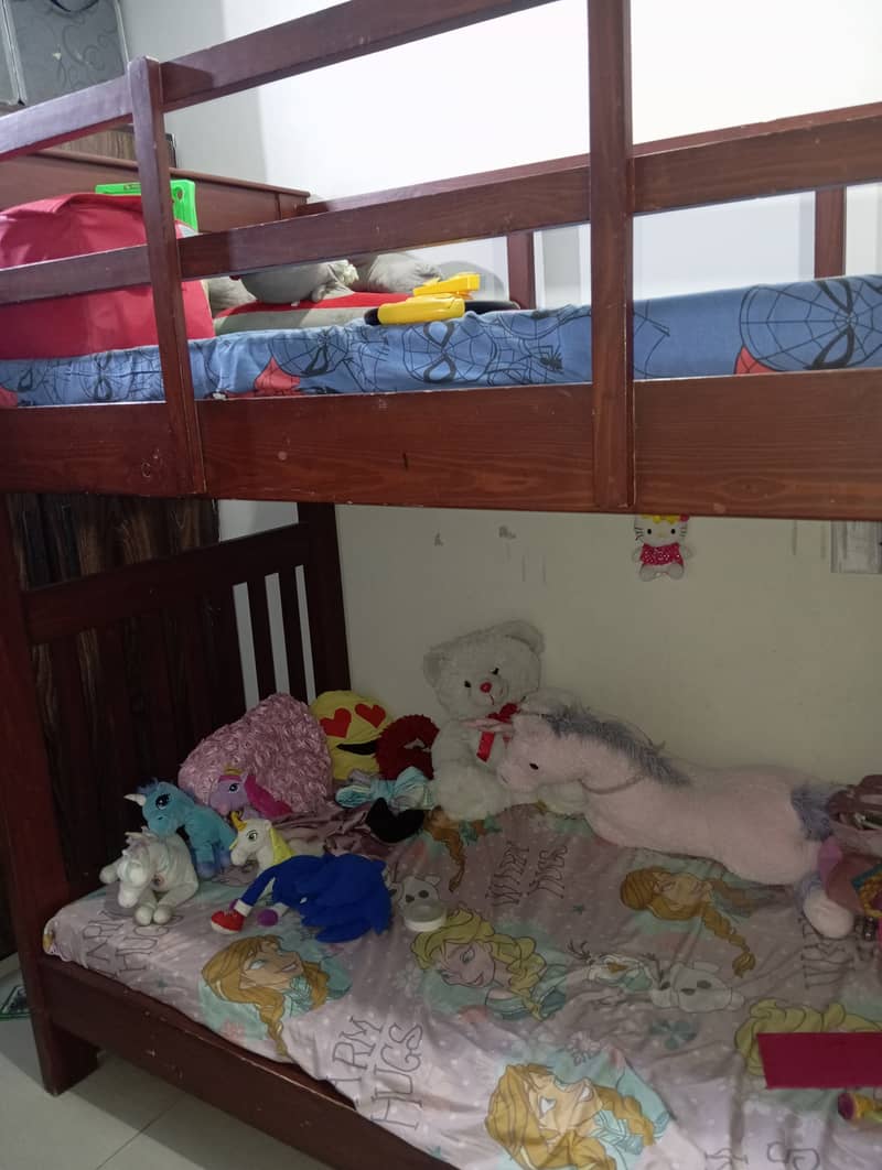 Bunk Bed Pure Solid Wooden 1