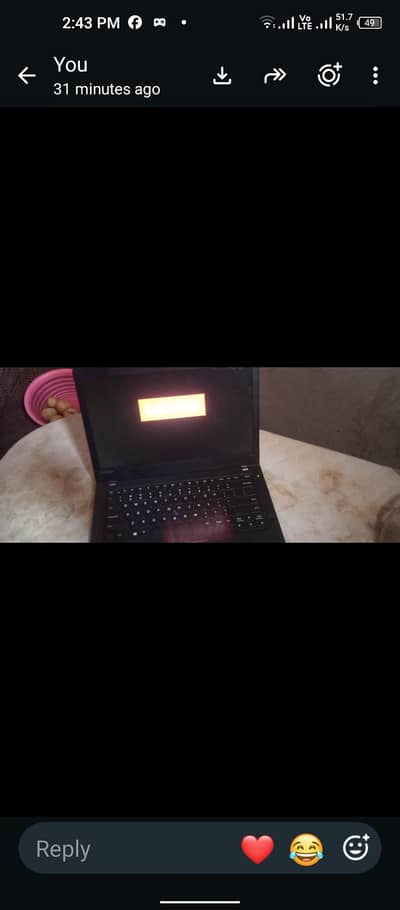 Lenovo think pad T470  8 / 256 ssd exhanage possible