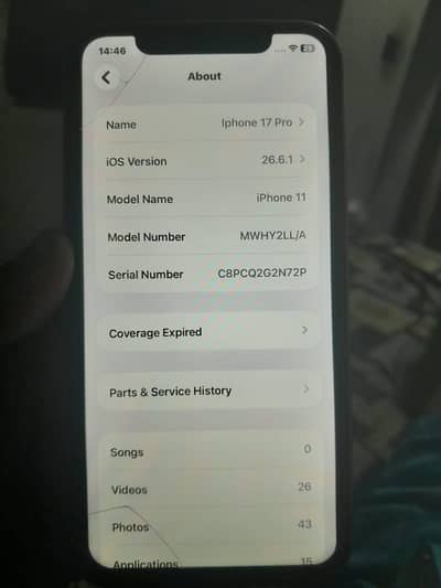Apple iPhone 11 converted into17Pro