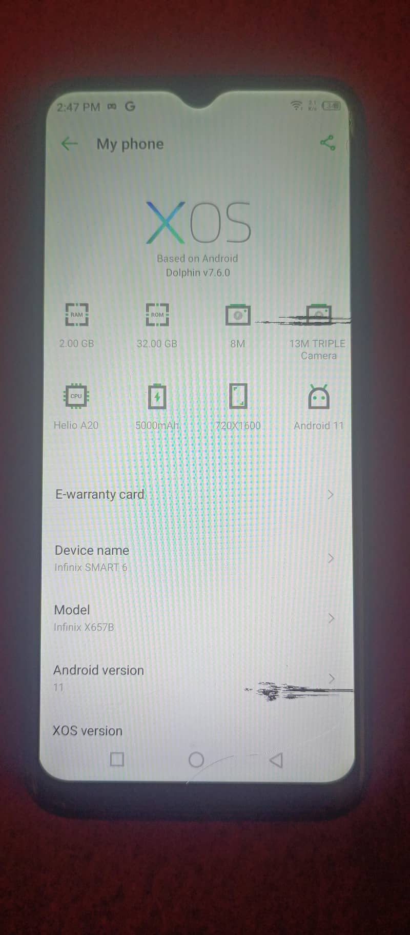 Infinix Smart 6 7
