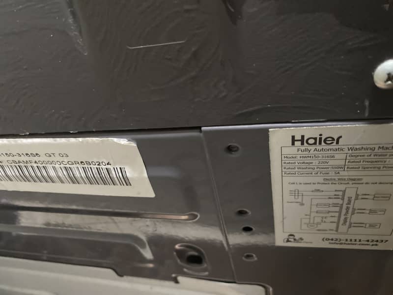 Automatic Haier washing machine 3