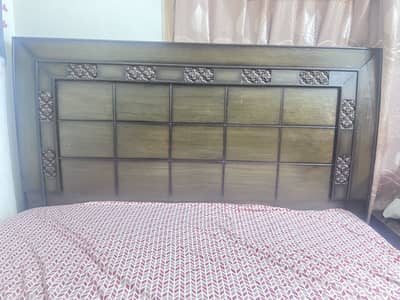 King Size Double Bed with 2 Side Tables – For Sale