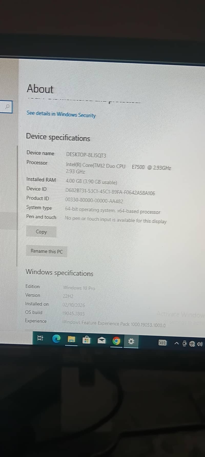 Hp Desktop Computer with lcd keyboard mouse 3