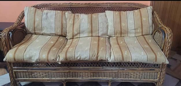 bamboo sofa set 5 seater