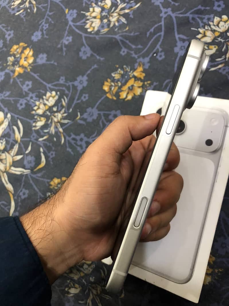 17 pro max silver new condition 2
