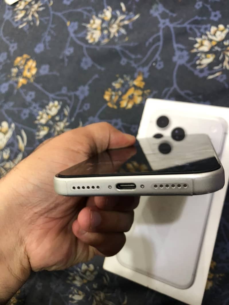 17 pro max silver new condition 3