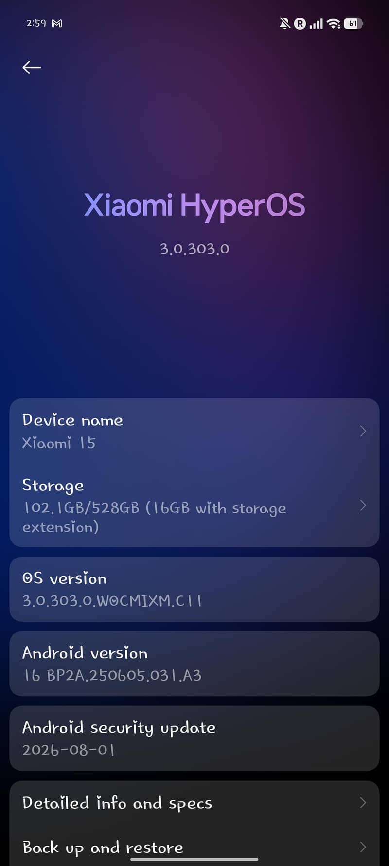 Xiaomi 15 0