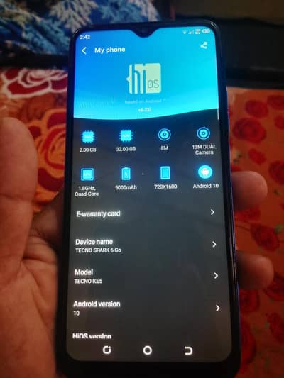 Tecno spark 6 go 2/32