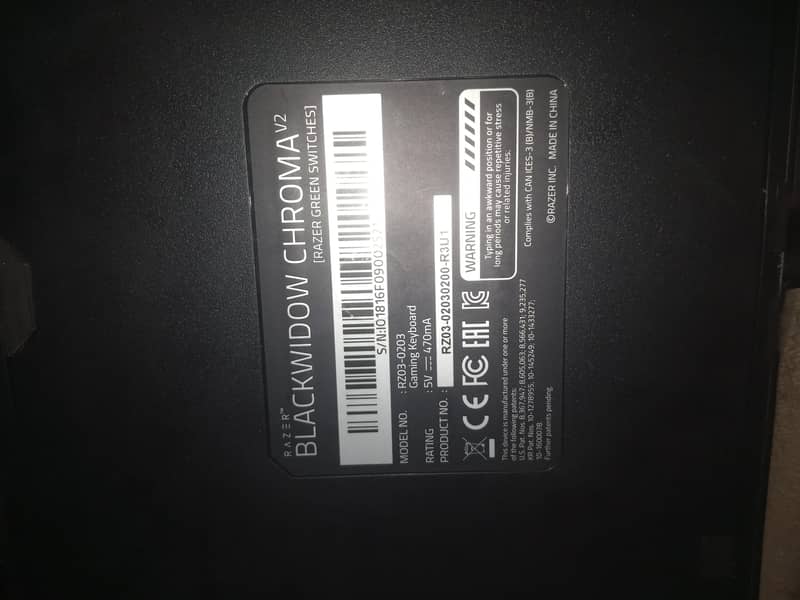 RAZER Blackwindow CHOROMA V2 8