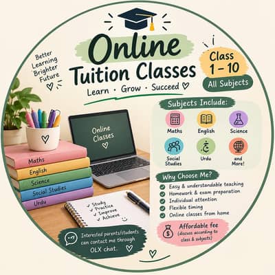 Online Tuition Classes | Class 1–10 | All Subjects