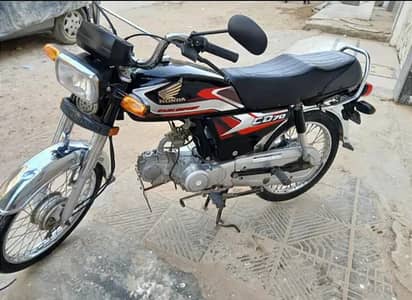 Honda CD 70 open letter 2025 model
