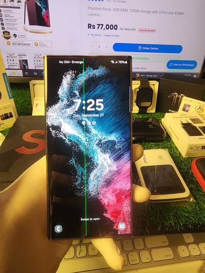 Samsung Mobile S22 Ultra 12/128 5G USA VARIANT  DUAL SIM