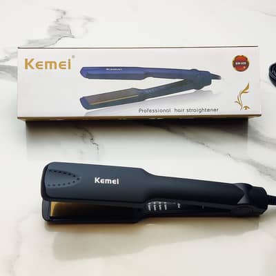 Kemei KM-329 Original Hair Straightener | Ceramic Plates | Fast Heat