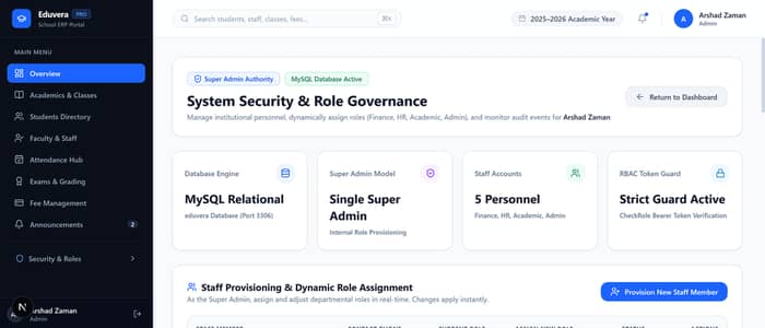EduVera School Management system for sale