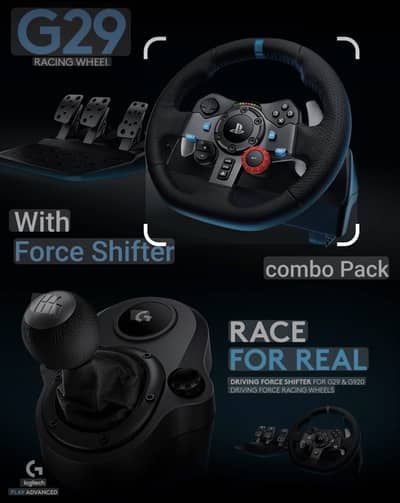 Brand new g29 steering wheel and shifter