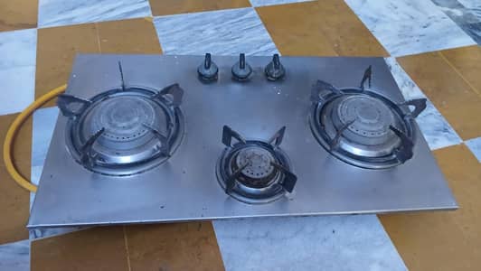 3 burner stove
