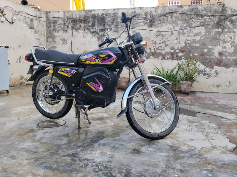 MS-JAGUAR E 125 الیکٹرک بائیک – تقریباً نئی حالت میں 4