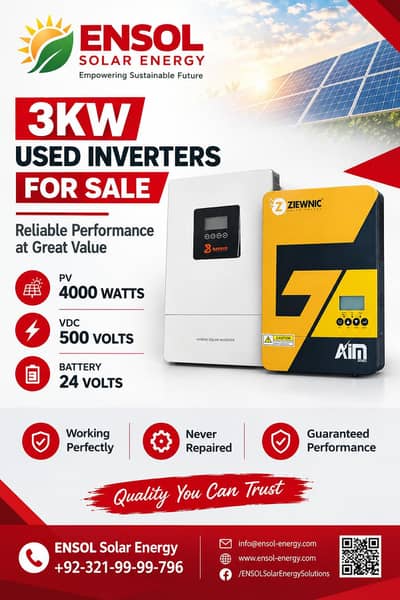 3KW Solar Inverter 24 volt PV 4,000 Watts